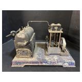 Vintage Wilesco Model Steam Engine Toy.