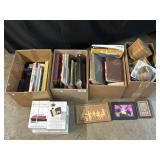 Books, Folk Songs & Hymnals, Cake Stand.