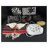 Beaded Purses, Ladies Clutches, Woven Bag.