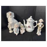 Large Teapot, Children Figures.