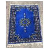 Hand Knotted Kashmir Style Rug.