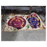 Vtg Embroidered FolkArt Aztec/Mayan Style