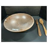 Wooden Salad Bowl Set.