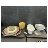 Huberhaus Redware, Transferware Platter.