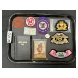 Harley Davidson, Rifle, P&O, Patches, Stamps.