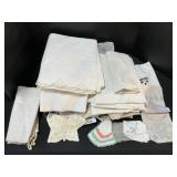 Linens, Towels, Fabric, Handkerchiefs.