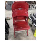 (2) Steel Folding Chairs.