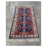 Hand Knotted Trina Runner Rug.