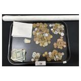 Various U.S & Foreign Currency, Tribal Poster.