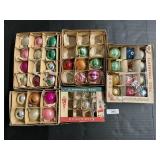 Vintage Glass Christmas Ornaments.