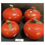 Metal Apple Canisters