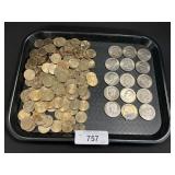 131 Sacagawea Dollar Coins, 15 Eisenhower Dollars.