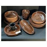 1994 Huberhaus Redware Pottery (20 Pc.).