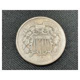 1864 Shield 2 Cent Coin.