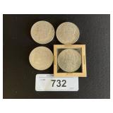 90% Silver 1889 & 1902 Morgan Dollars.