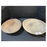 Primitive Wooden Bowls.