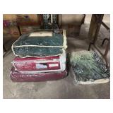 NOS Plush Throw, Full Sized Mattress Pad, Euro