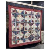 Very Good Folk Art Quilt.