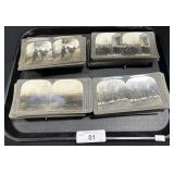 Vintage Various Stereoview Photo Cards.