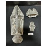 2 Easter Bunny, 1 Baby Chocolate Molds