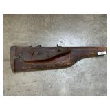 Antique Leather Gun Holster.