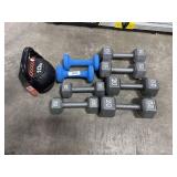 Dumbbells & NOS Kettlebell.
