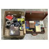 Ryobi Drill, Bits, Extension Cords, Food