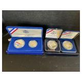 3 90% Silver U.S. Commemorative Coins.