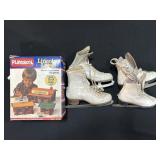 Lincoln Log Toys & Ice Skates.