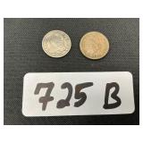 89% Silver Capped Bust Dime,1834 Civil War Token.