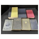 7 Early 20th Century Hardcover Books, Gallic War.
