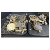 19th C Wrought Iron Door Locks.