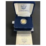 91.7% Gold American Eagle 5 Dollar Coin.