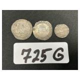 3 16th & 17th Century Foreign Coins.
