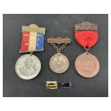 19th C. Reading & Philly IOOF & NGP Medals, Gems.