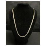 Braided Chain Necklace.