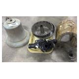 Brass Bell, Couplings, Cake Molds.