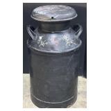 Hovey Stanter NYC Advertising Milk Canister.