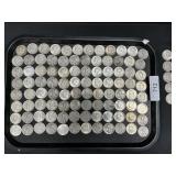 101 90% Silver 1937-1064 Half Dollars.