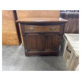 Ornate Oak Wash Stand.