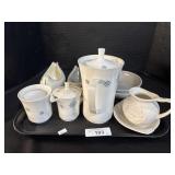 Ceramic Creamers, Dishes, Pitchers.