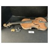 Vintage Wooden Acoustic Violin.