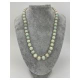 Vintage Opal Bead & Rock Crystal Necklace.