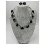 Artie Yellowhorse Sterling Silver & Onyx Jewelry.