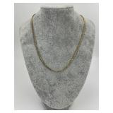 14KT Gold Rope Chain Necklace.