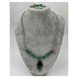 Sterling Silver Schulz Turquoise Gemstone Jewelry.
