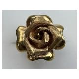 Vintage 14KT Gold Floral Ring.