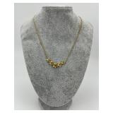 14KT Gold Floral Necklace.