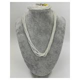 Sterling Silver Lagos Moonstone Necklace Bracelet.