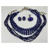 Sterling Silver Yellowhorse Lapis Lazuli Jewelry.